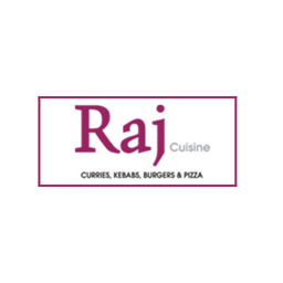 Raj Cuisine logo.